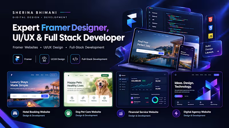 Cover image for Custom Website Design & Development