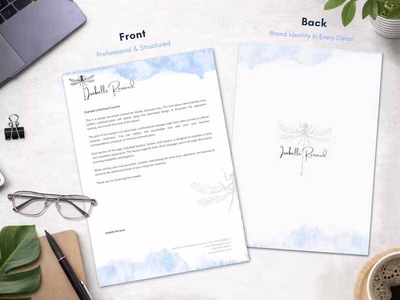 Cover image for Professional Custom Letterhead Design