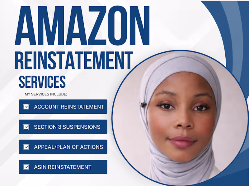 Cover image for Amazon Account Reinstatement/Appeals & POAs