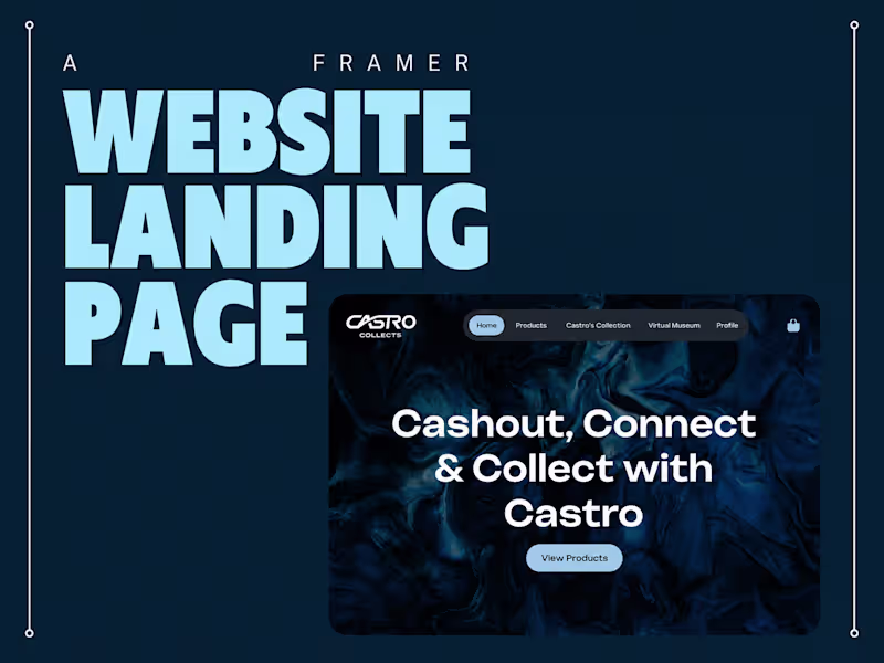 Cover image for I will design and build a high converting framer landing page.