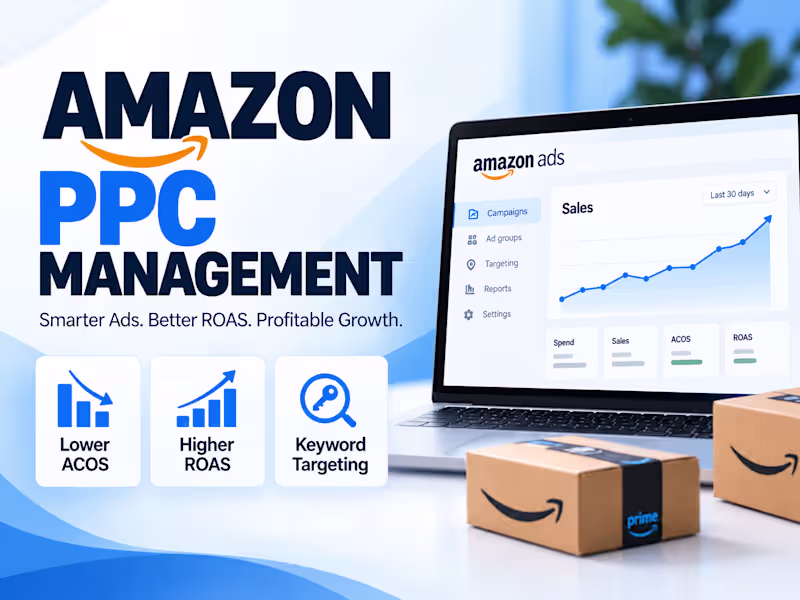 Cover image for Amazon PPC Management & Advertising Optimization