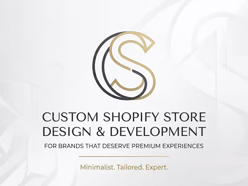 Cover image for Custom Shopify Store Design & Development