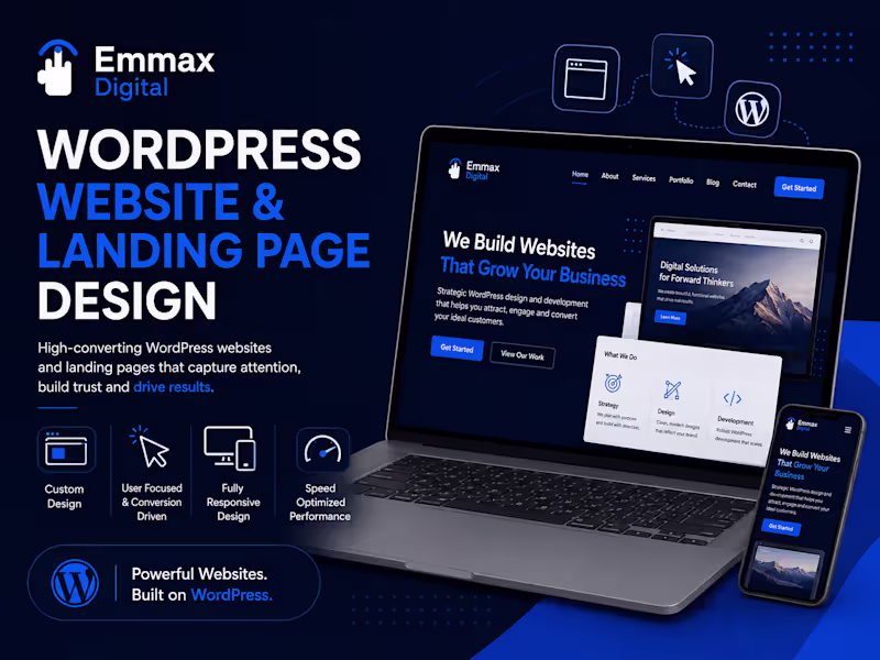 Cover image for WordPress Website & Landing Page Design | Conversion-Focused