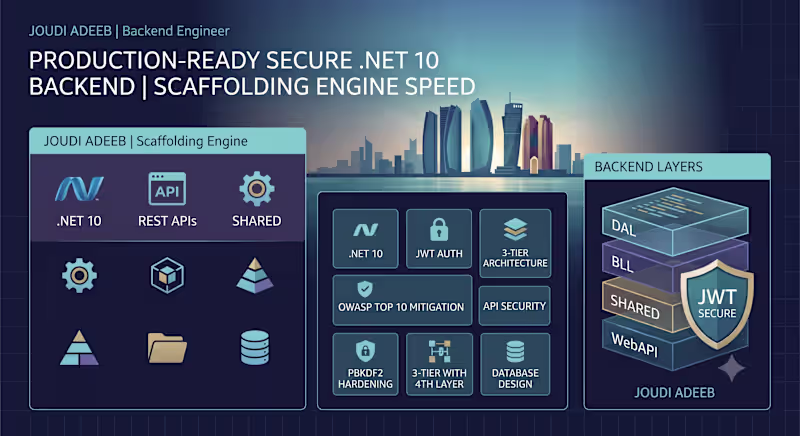 Cover image for Fast Production-Ready Secure .NET 10 Backend Delivery 