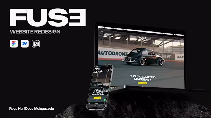 Cover image for FUSE EV : Re-Design and Web Development
