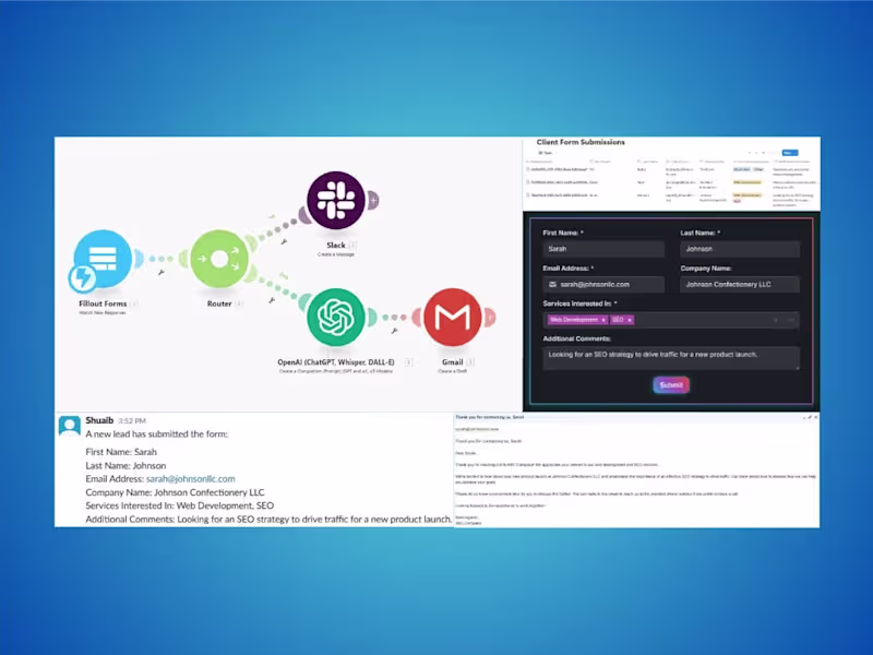 Cover image for AI-Powered Client Intake Automation