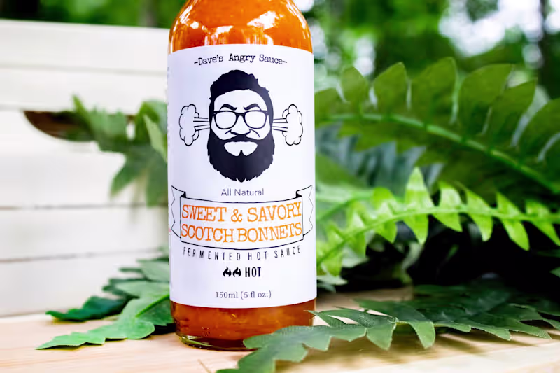 Cover image for Dave’s Angry Sauce - Product Photoshoot 