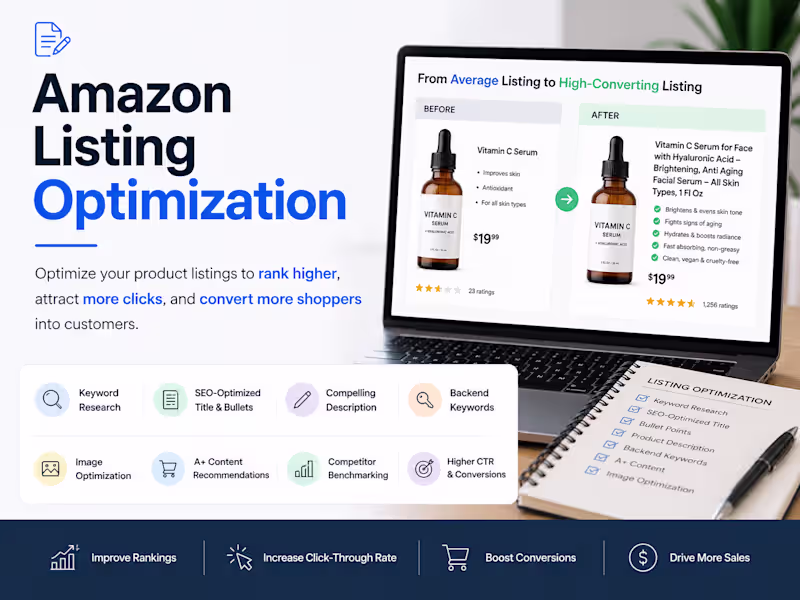 Cover image for Amazon Listing Optimization
