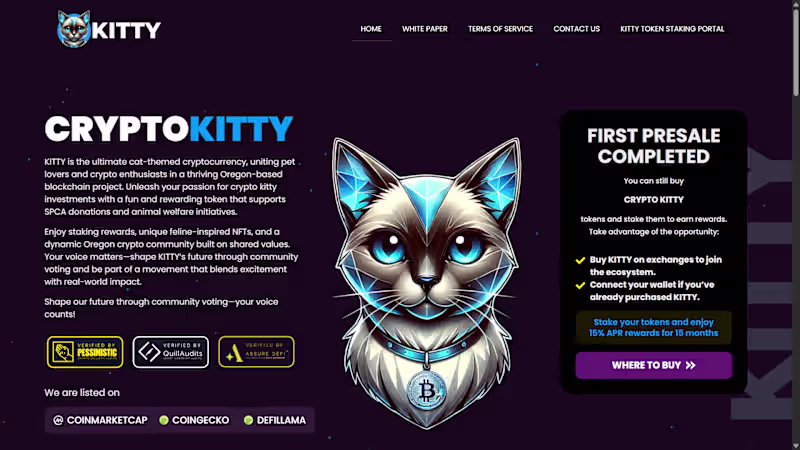 Cover image for Cyrpto MyKittyToken.com
