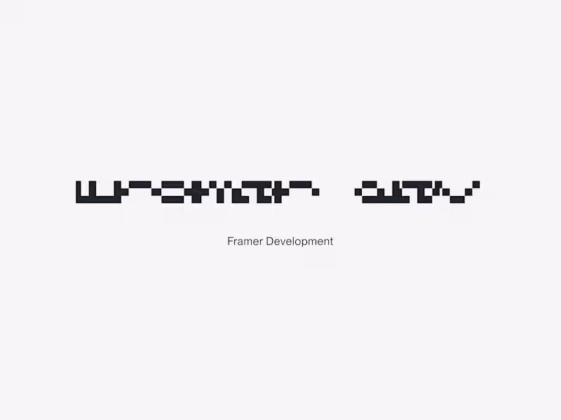 Cover image for Framer Development