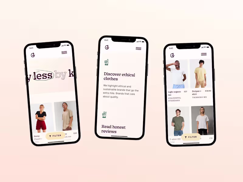 Cover image for Good Garms · Website design and build