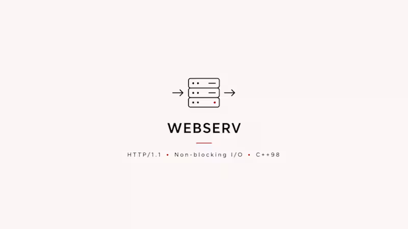 Cover image for Webserv is a custom HTTP/1.1