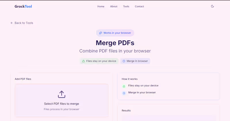 Cover image for Designed and developed a privacy-first