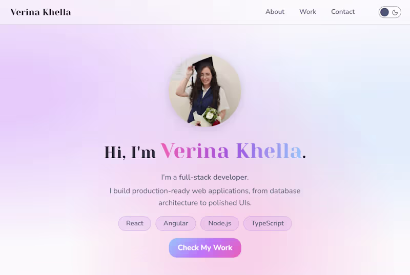 Cover image for Developer Portfolio
