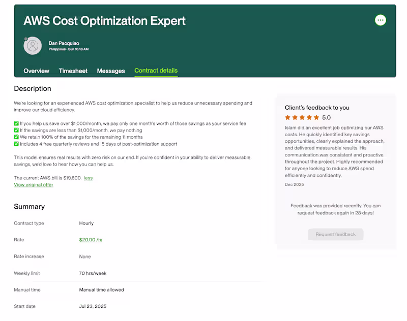 Cover image for AWS Cost Optimization Expert