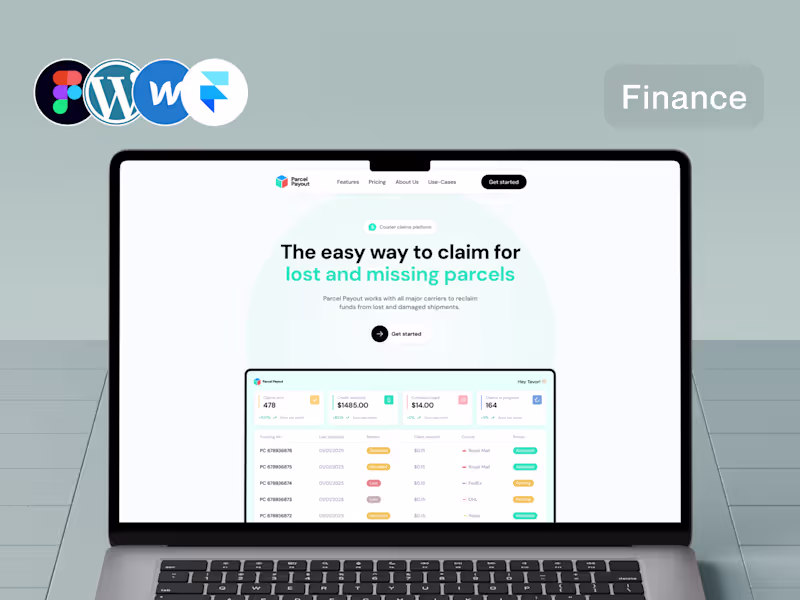 Cover image for FinTech Website Design & Development