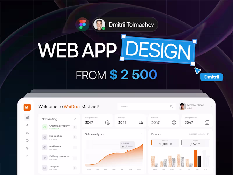 Cover image for Web App Design | Figma 