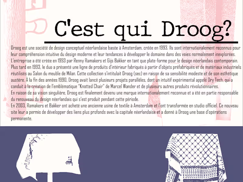 Cover image for Droog Design Poster