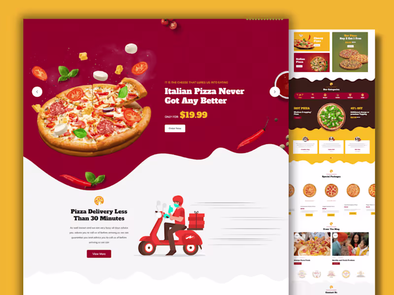 Cover image for Pizza Shopify Store