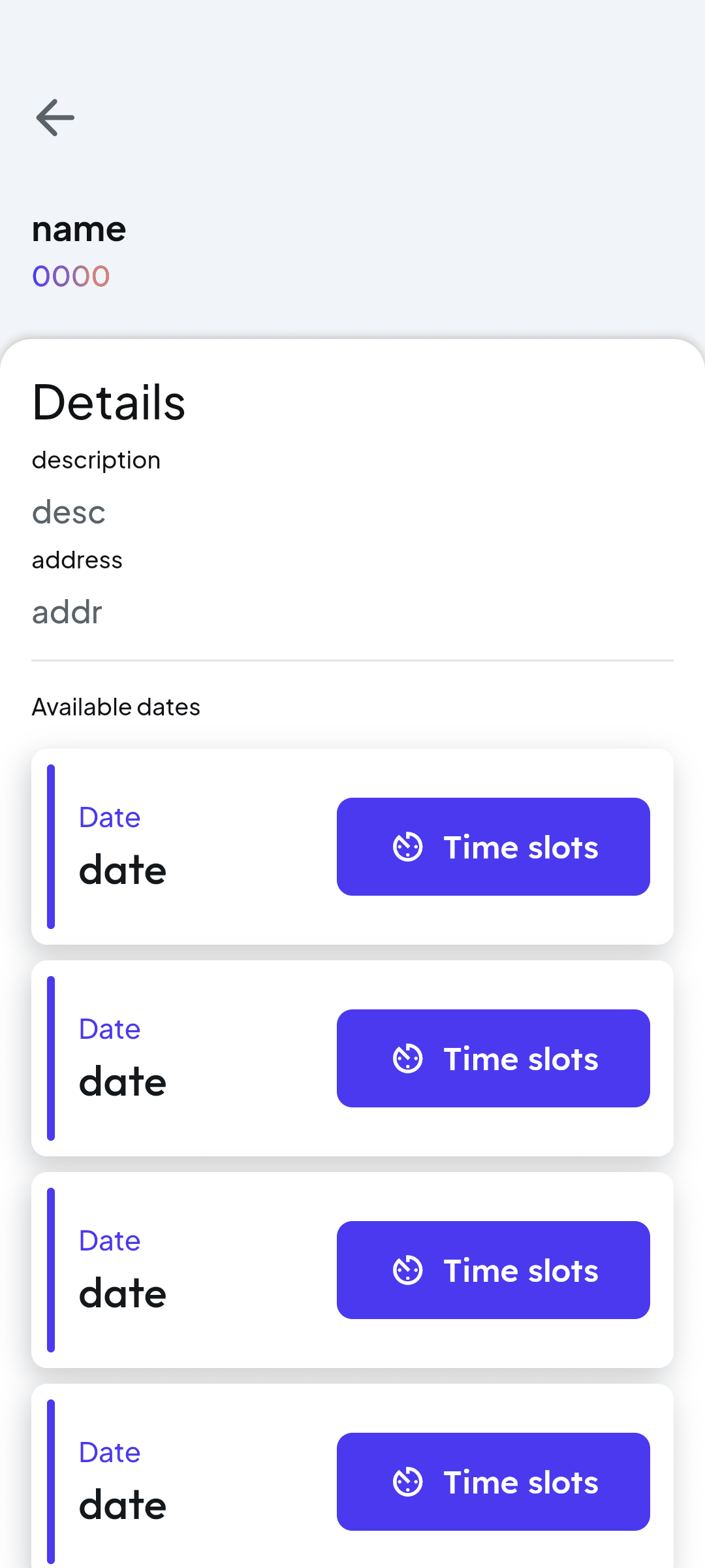 Placeholder project card media