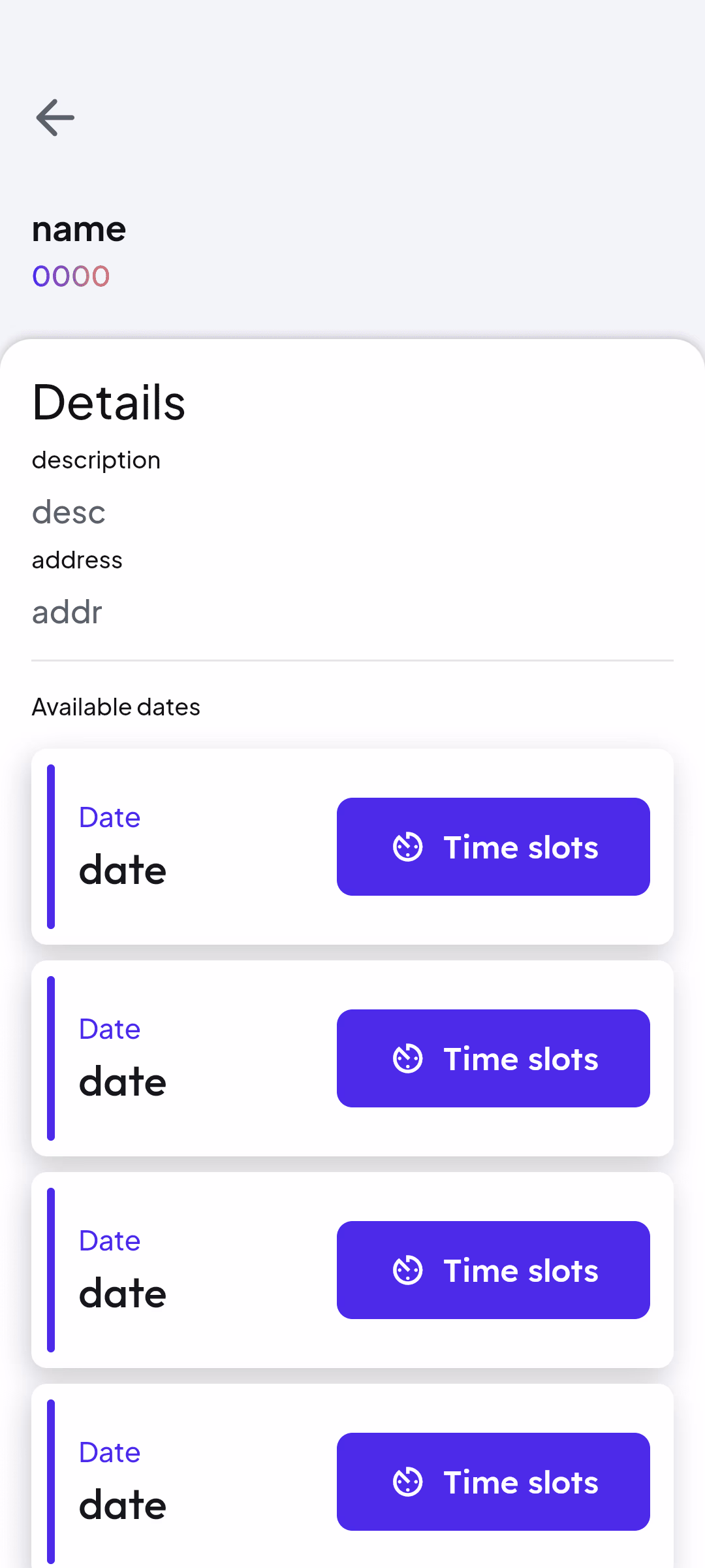 Placeholder project card media