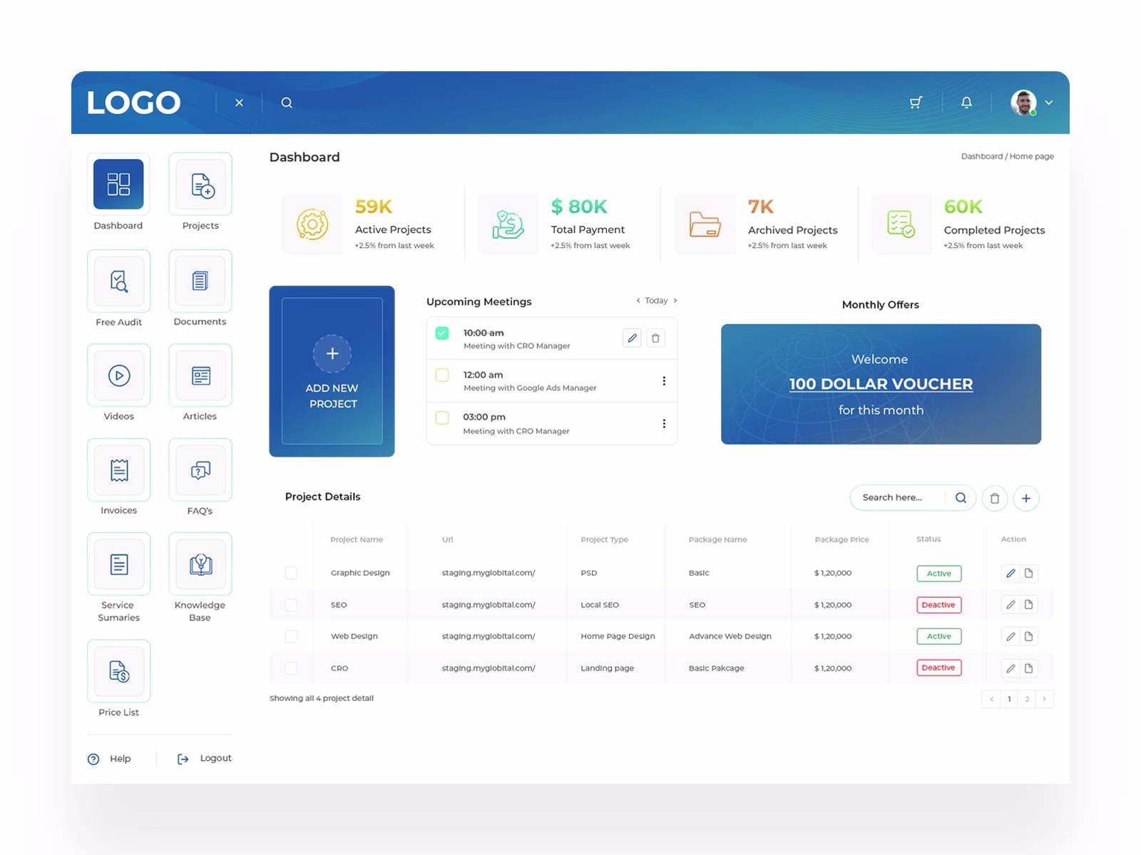 Placeholder project card media