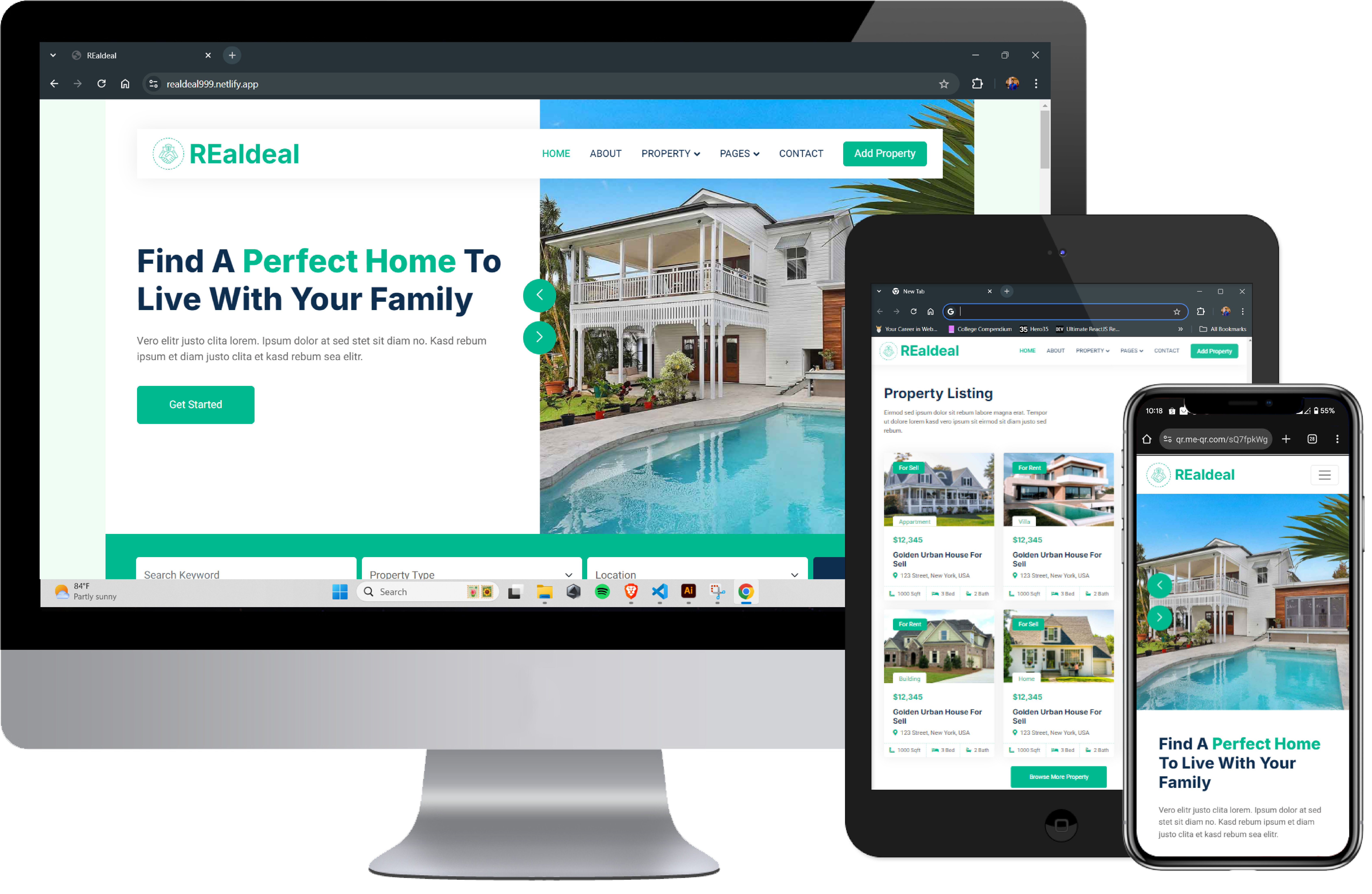 Placeholder project card media