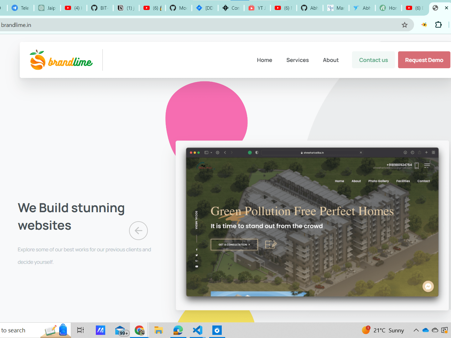 Placeholder project card media