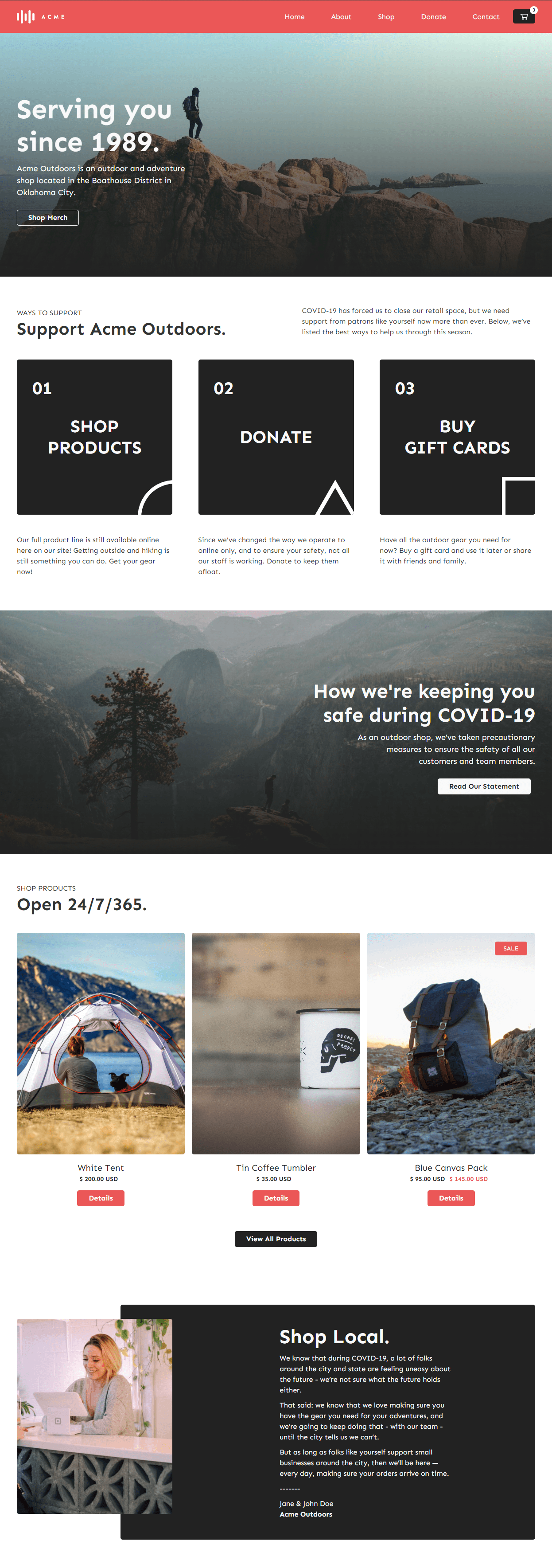 Placeholder project card media