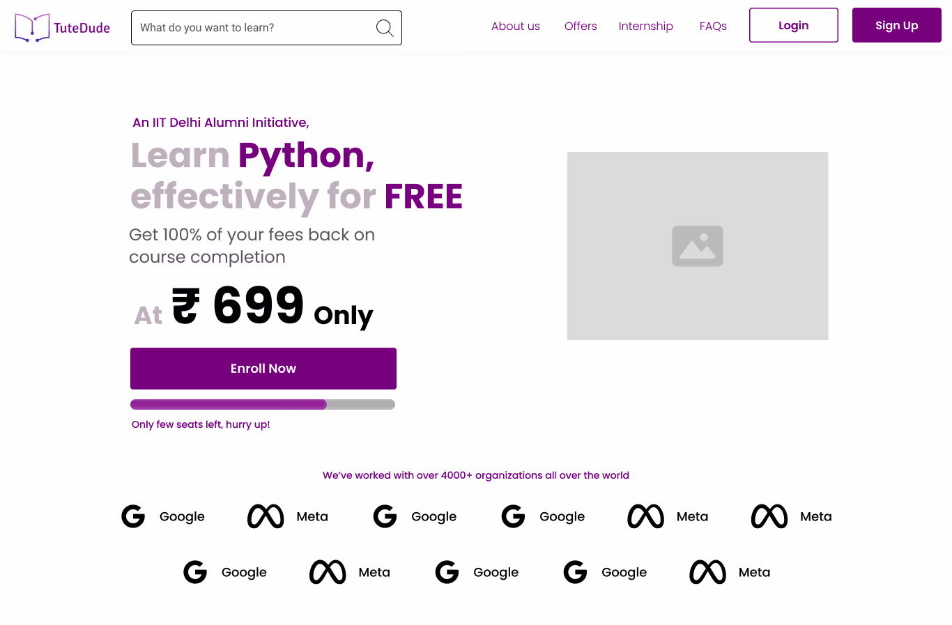 Placeholder project card media