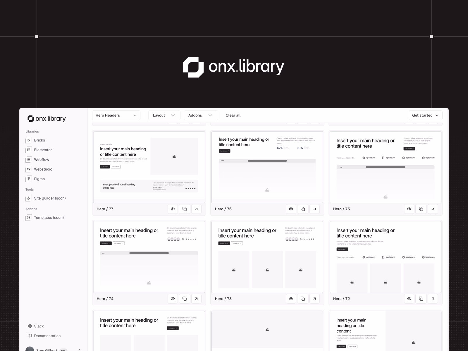 Placeholder project card media