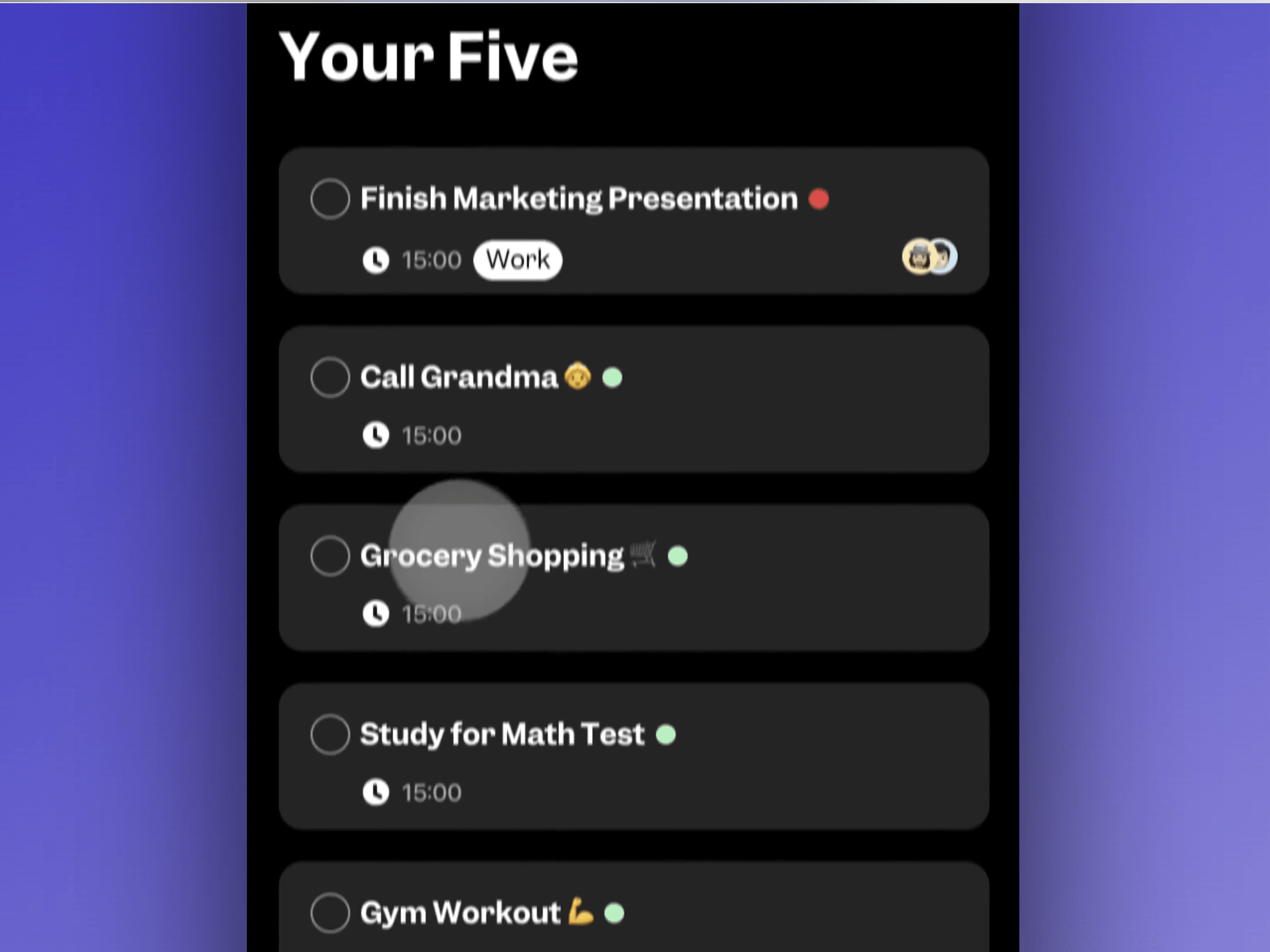 Placeholder project card media