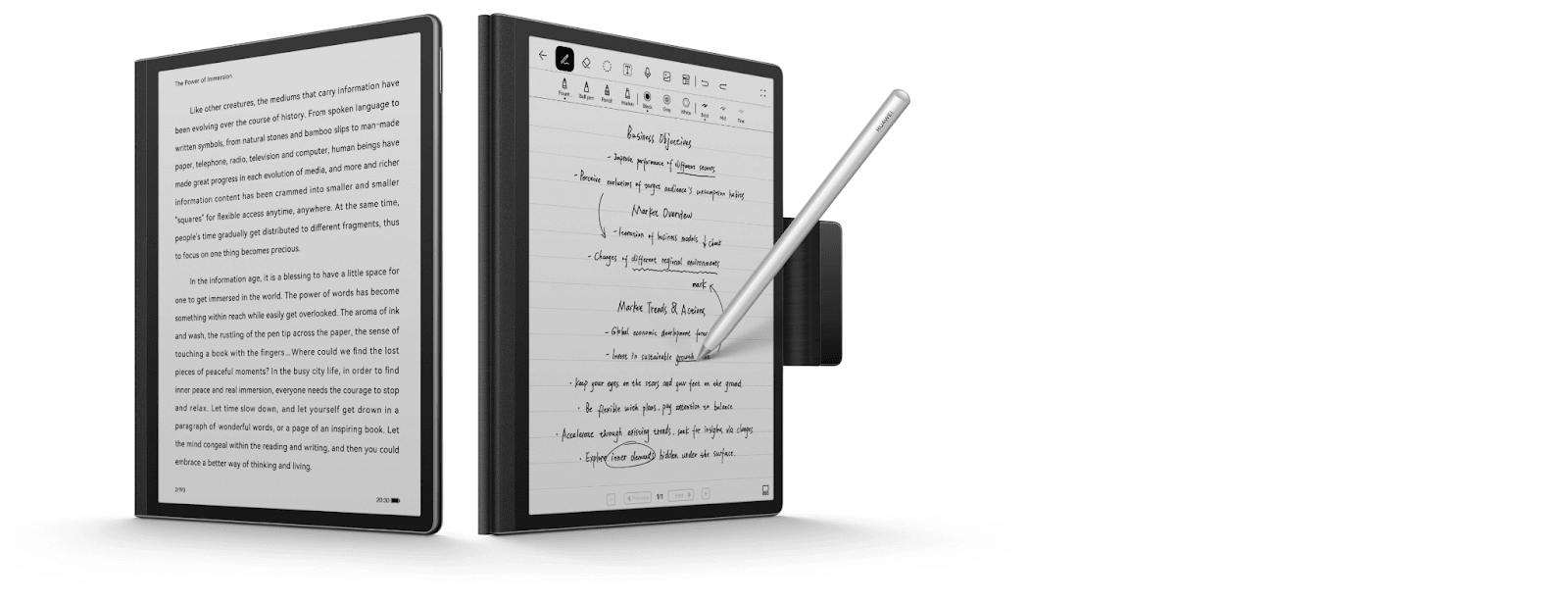  Remarkable 2 Bundle - Remarkable 2 Tablet (10.3” Digital Paper  Display), Marker Plus Pen with Eraser, Book Folio Black Leather Folio  Cover, and 1-Year Free Connect Trial : Electronics