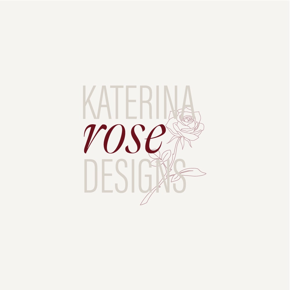 Katerina Rose Designs Brand Identity by Alessandra Umbrello
