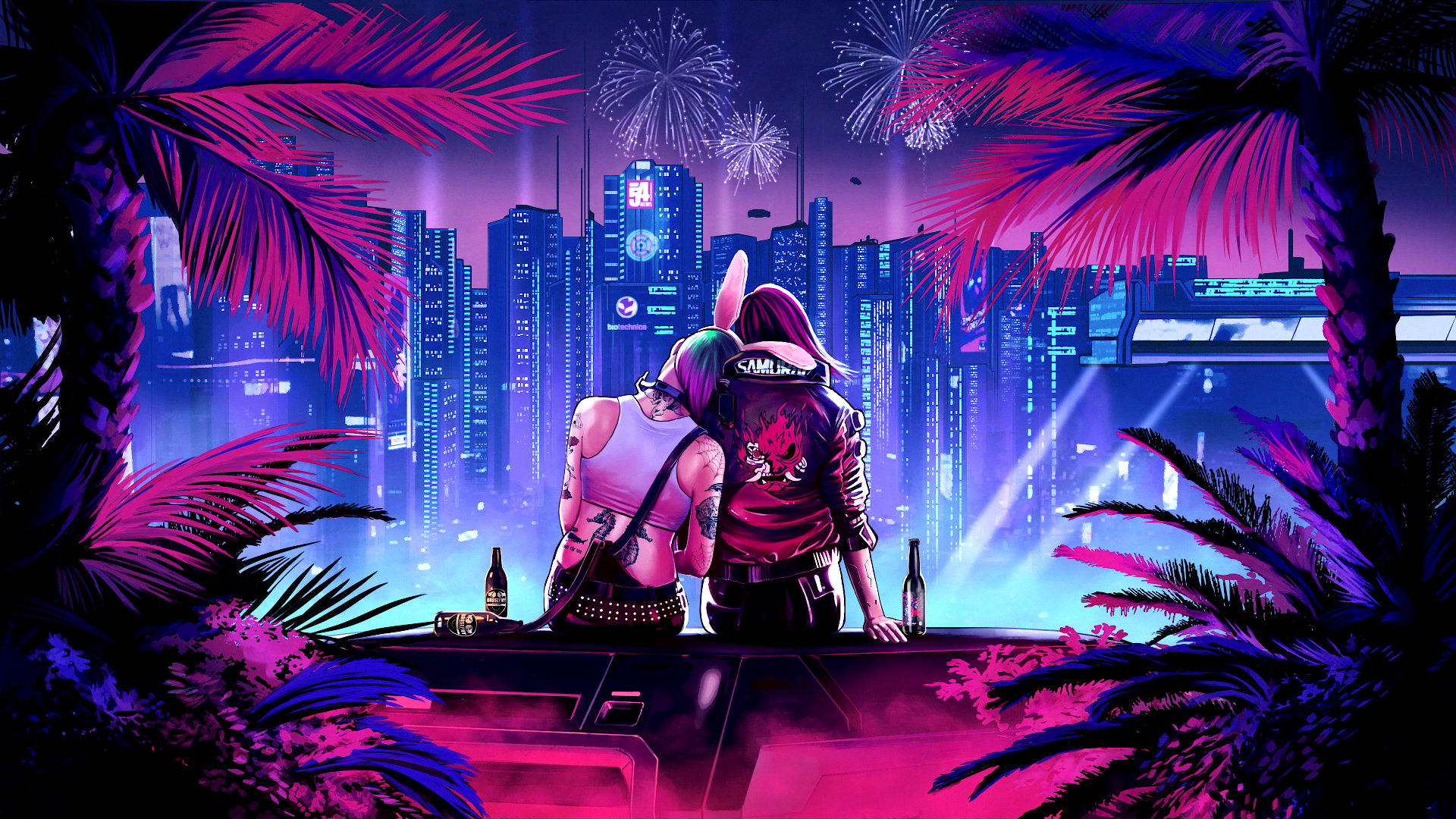 Cyberpunk 2077 - Night City Live Wallpaper 4K 60FPS 