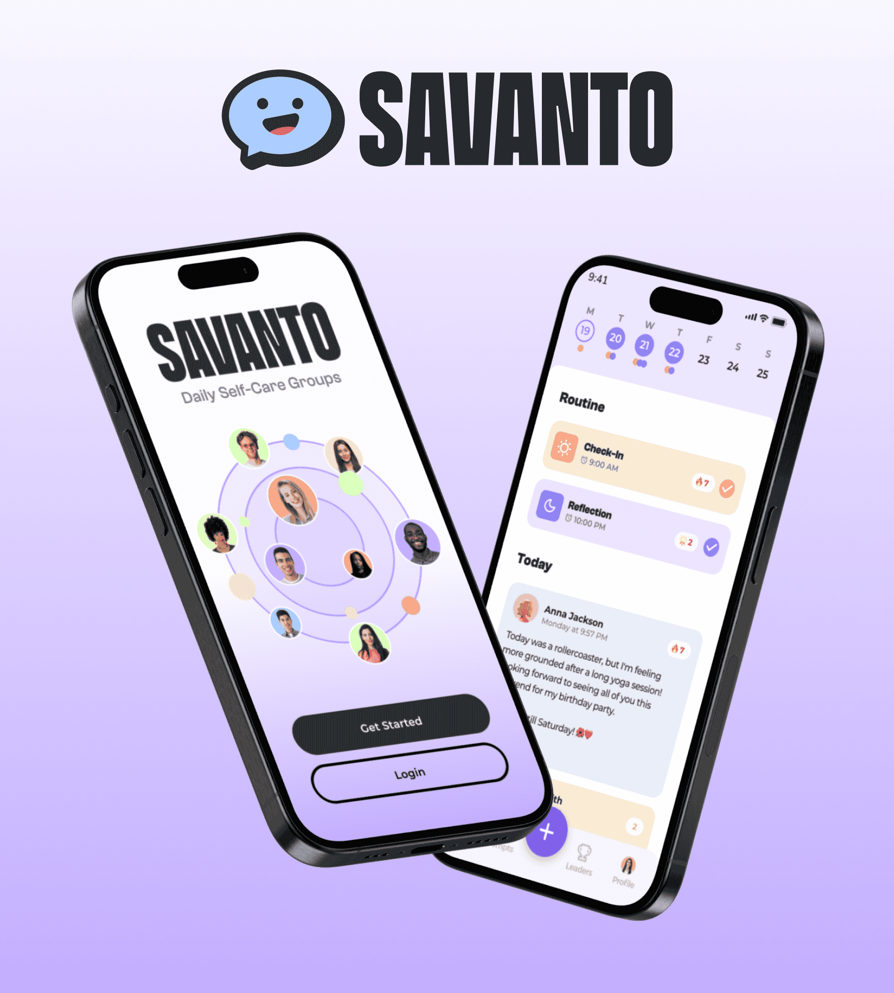 Savanto - Daily Check-In Mobile App by Brady Patterson | Contra