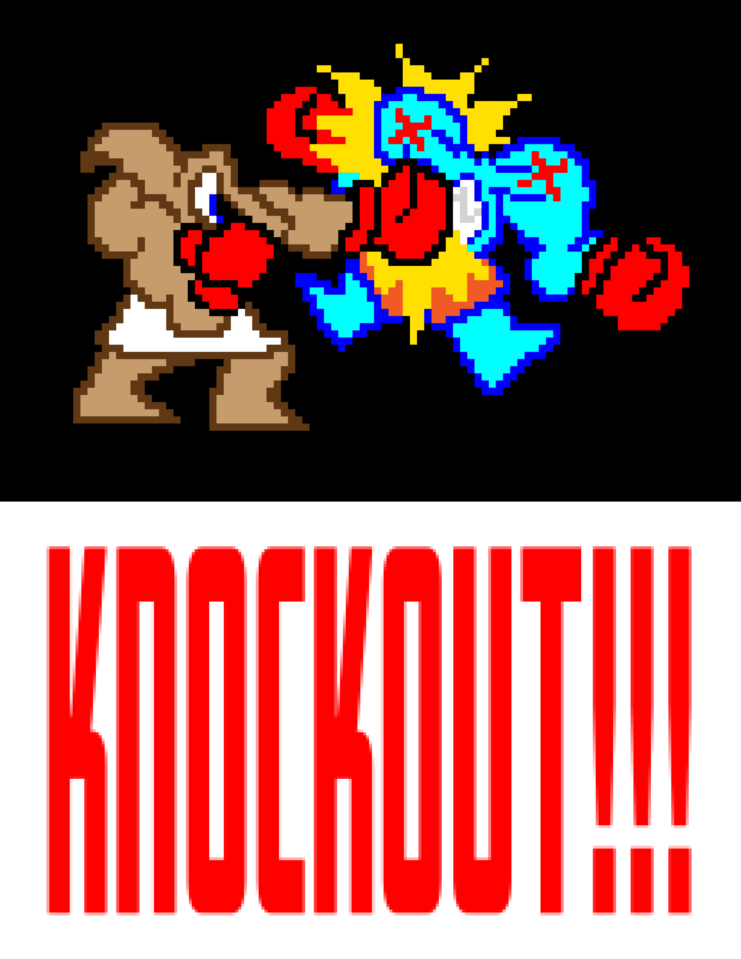 KNOCKOUT!!! Poster Design by Reilley Lyman