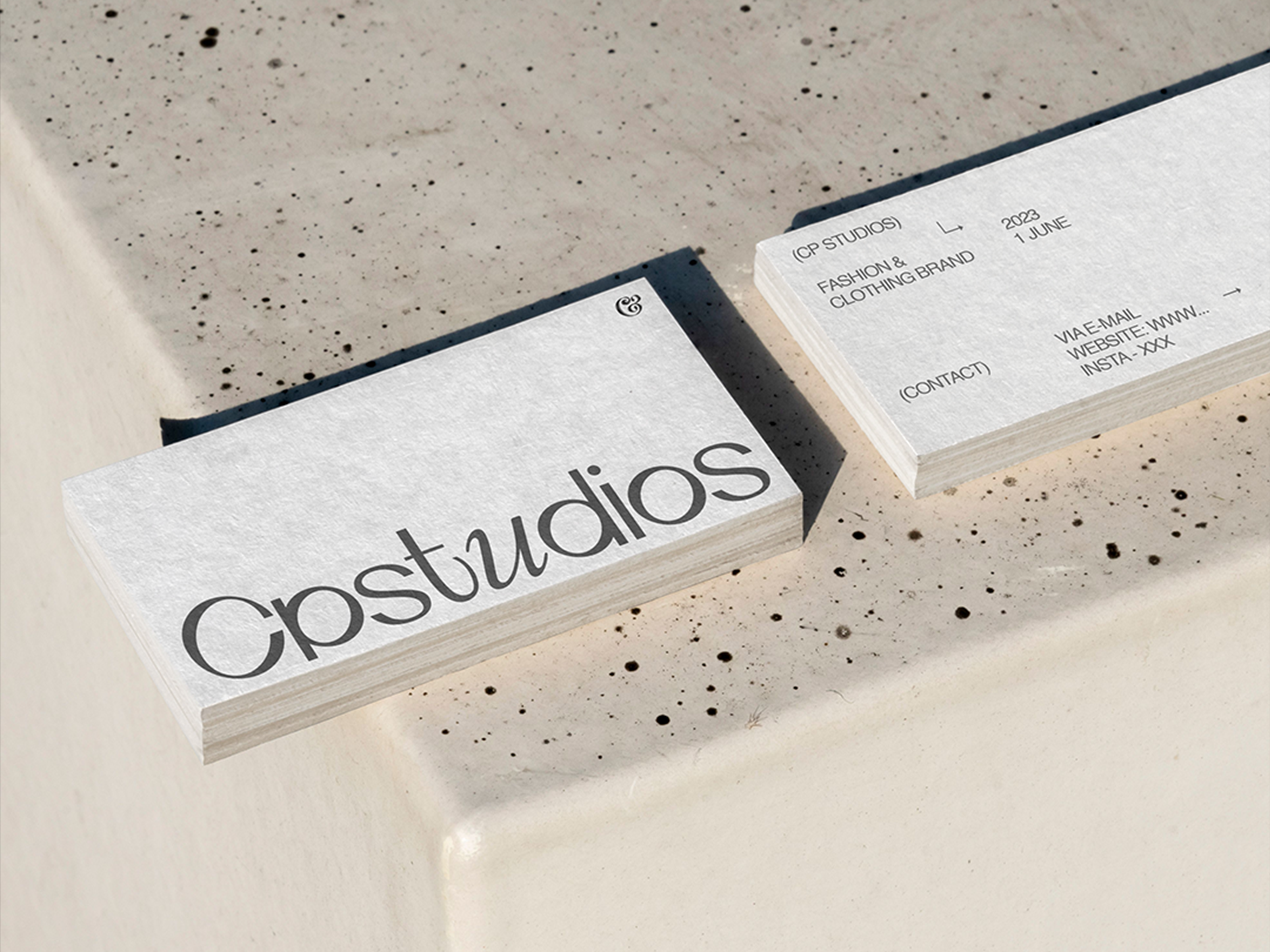 Type And Logo Design For Cp Studios (Clothing Brand) by Nika Bughadze |  Contra