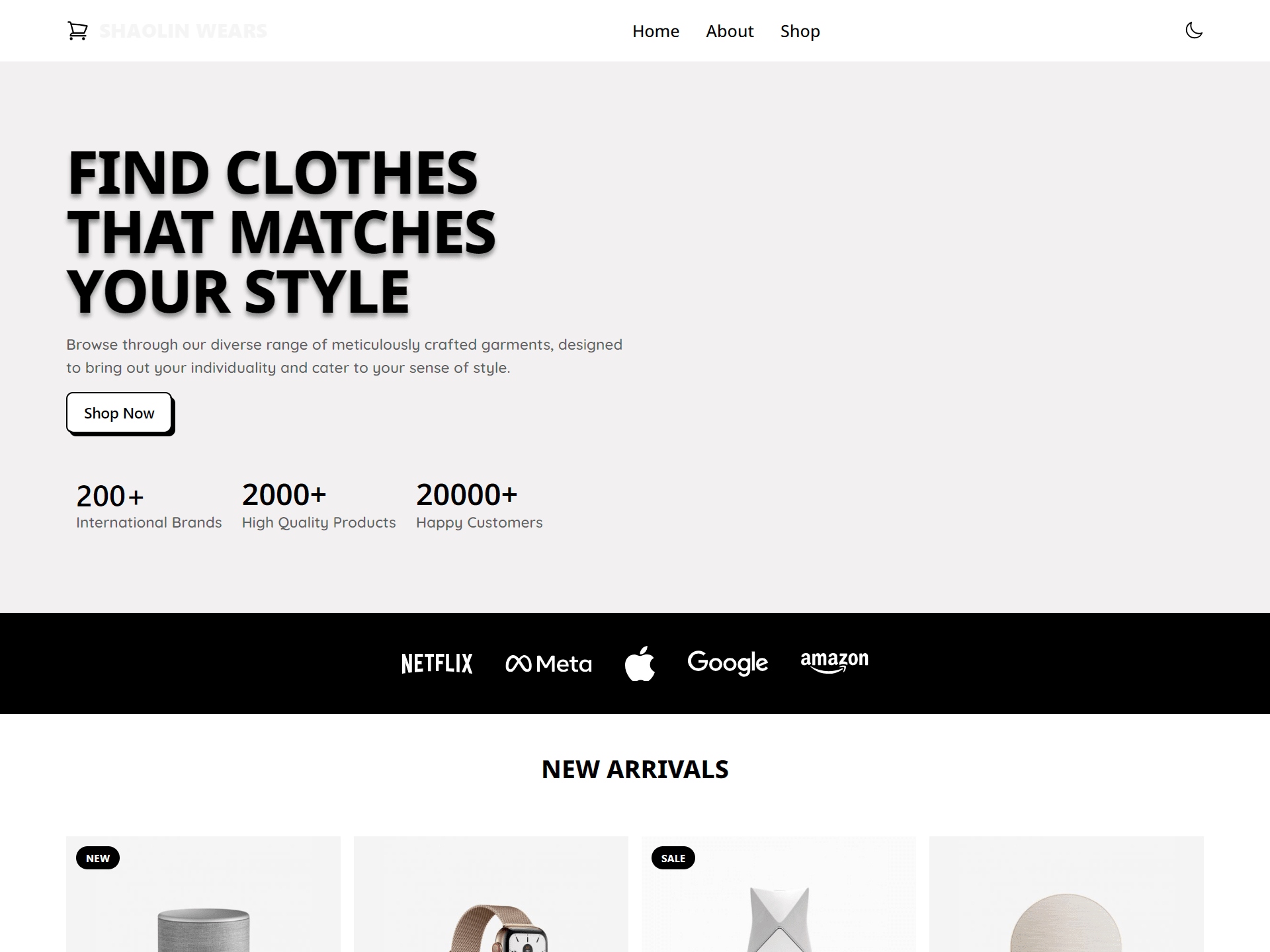 Placeholder project card media
