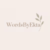 WordsByEkta 🌿