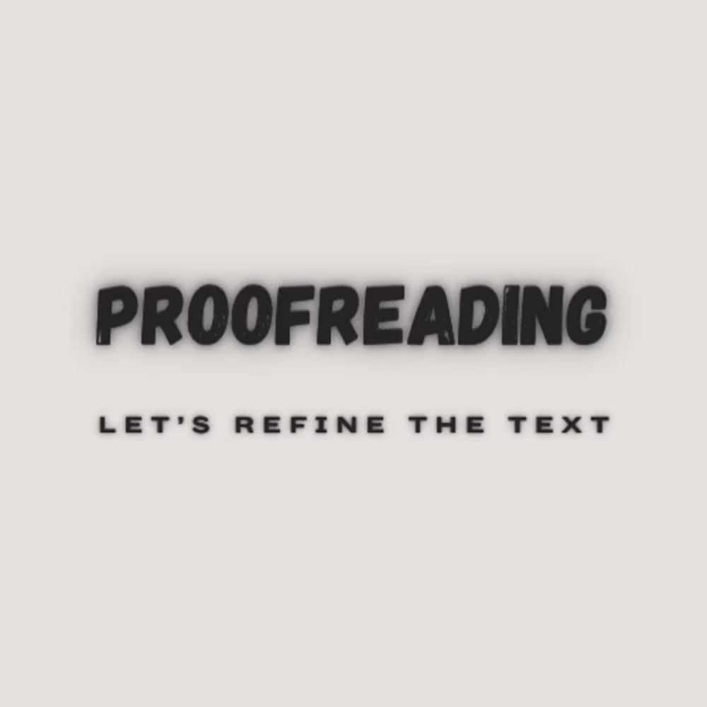 A Proofreader