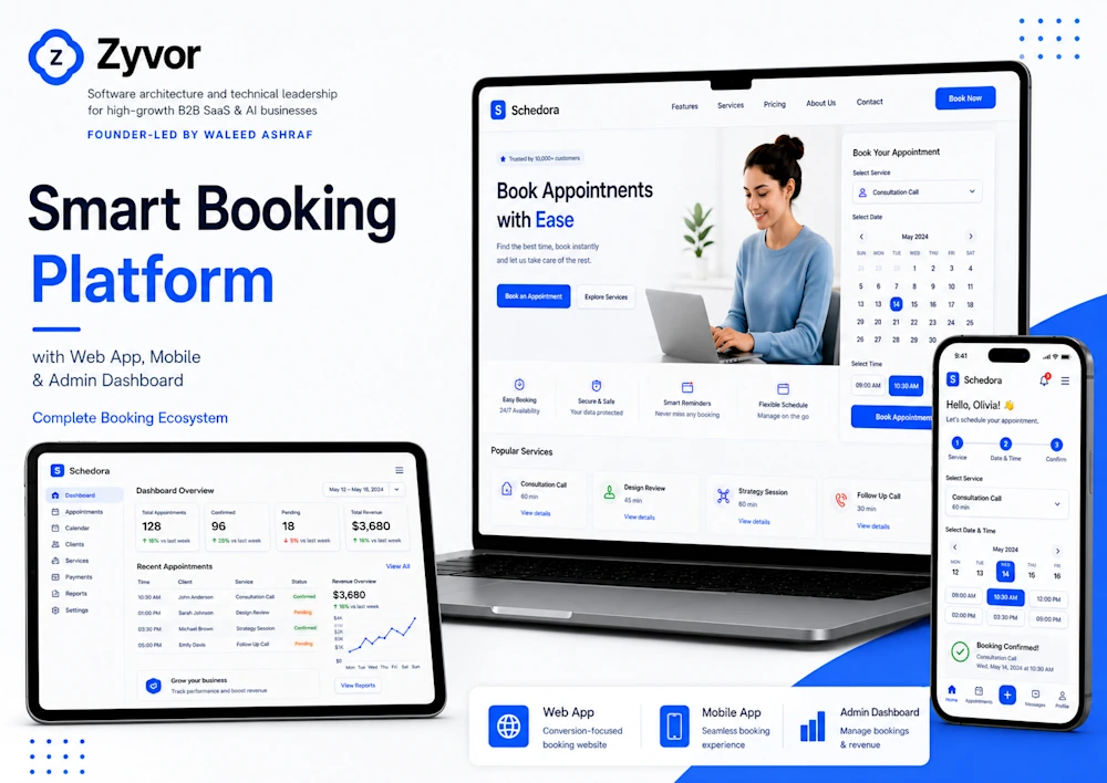Smart Booking Platform project cover