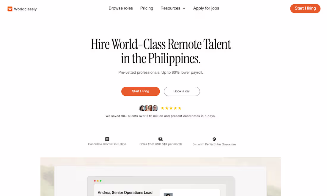 Cover image for Brand & Website Design for Remote Hiring Platform
