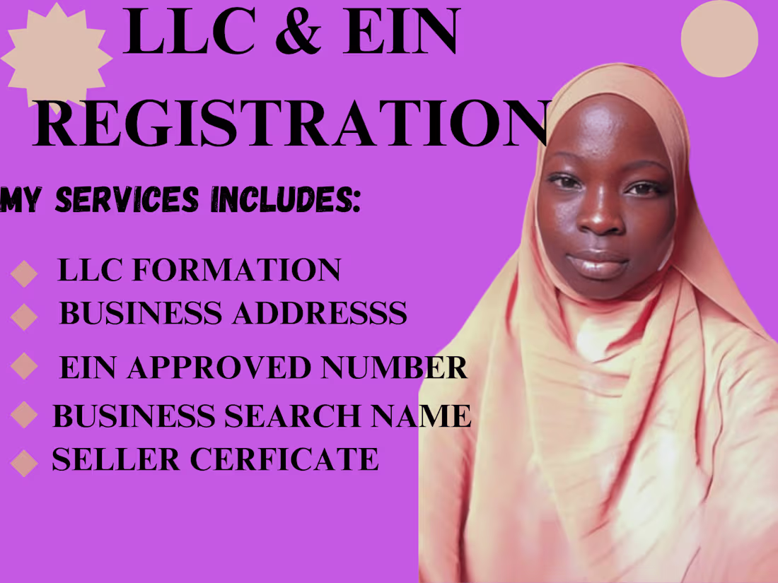 Cover image for I will streamline LLC registration and obtain a  legitimate EIN.