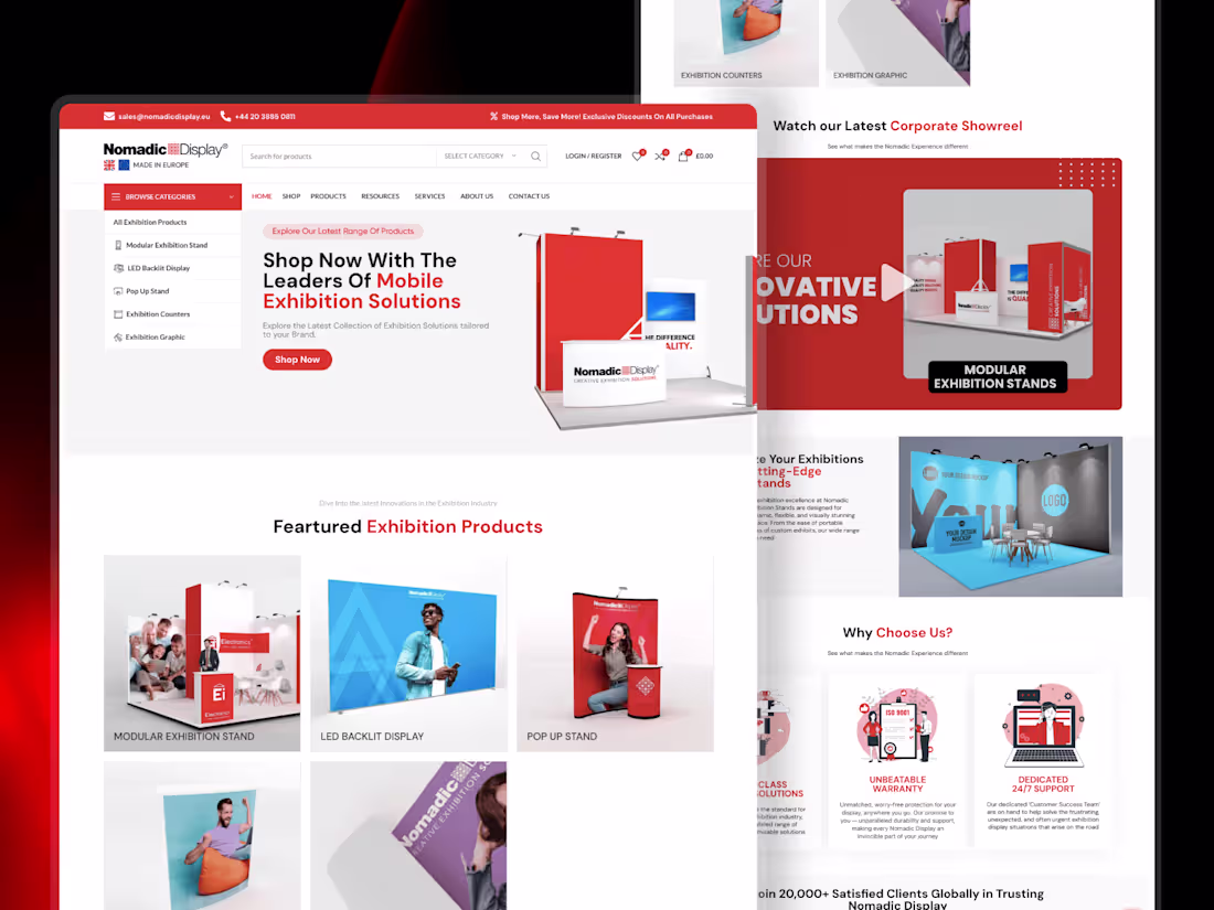 Cover image for Nomadic Display: A woo commerce store