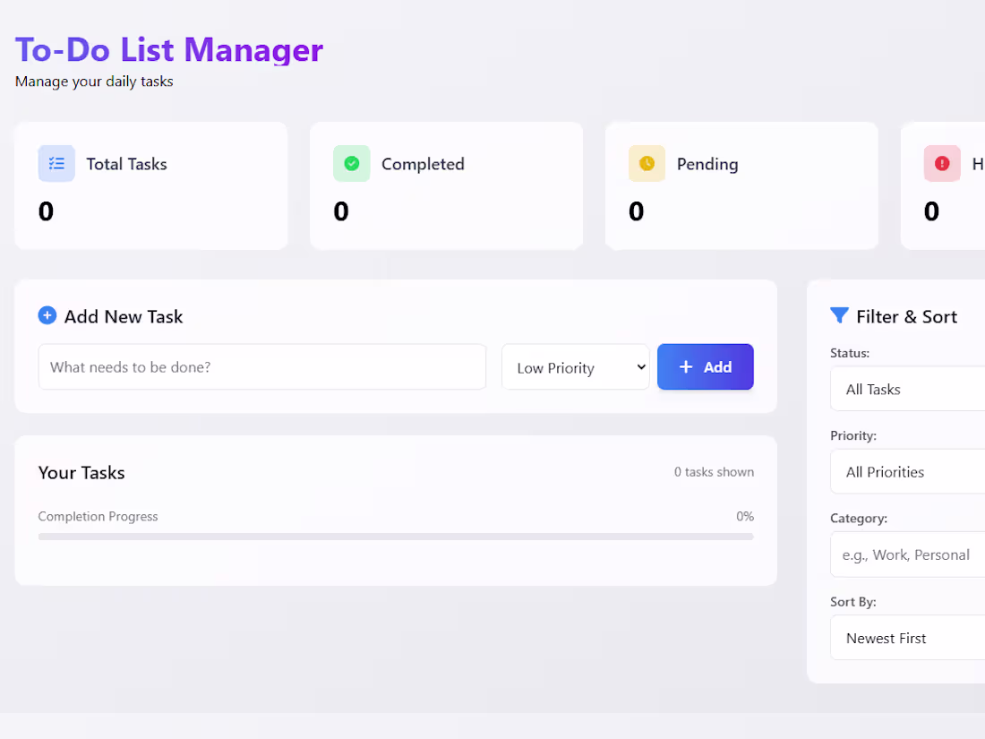 Cover image for To-Do List 