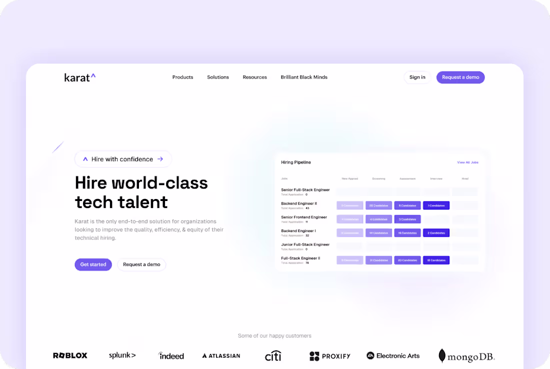 Cover image for Revamping the Identity and Digital Experience for Karat