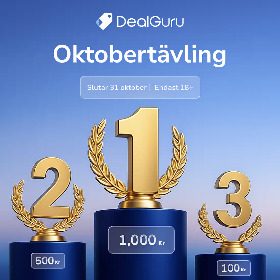 Cover image for Designed this vibrant October Contest banner for DealGuru 💙...