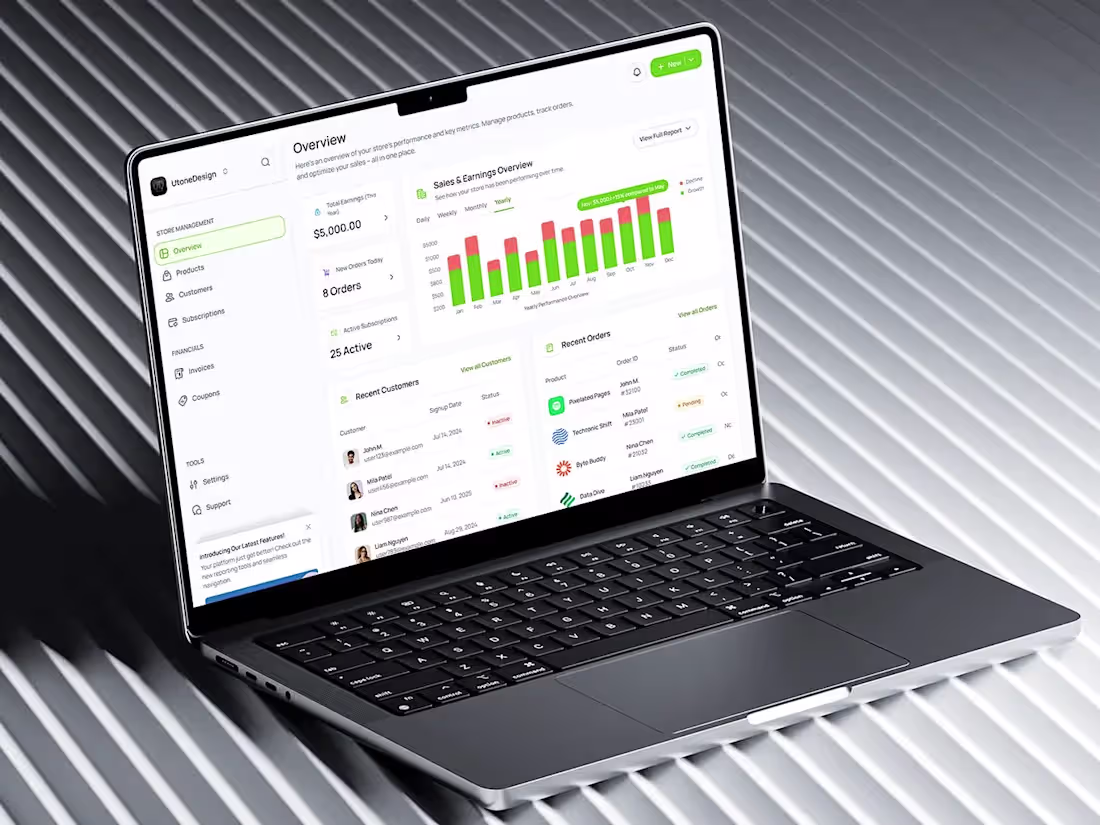 Cover image for Dashboard & Web App Design