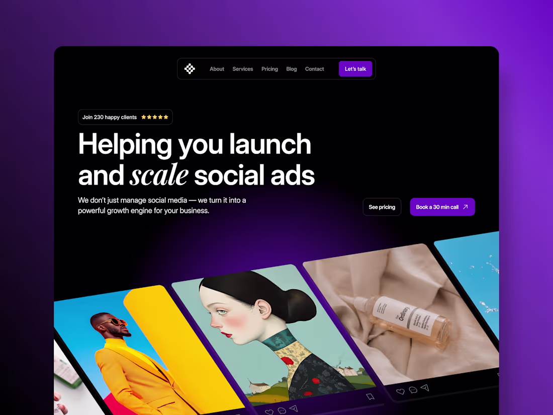 Cover image for Gowza - Marketing Agency Site
